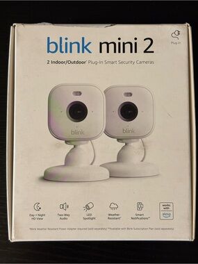 Blink mini 2 Smart Security Camera - White